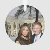 Ein Trump-Weihnachten: Donald und Melania Ornament (Rückseite)