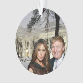 Ein Trump-Weihnachten: Donald und Melania Ornament (Vorderseite)