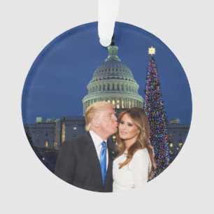 Ein Trumpf-Weihnachten: Donald und Melania Ornament