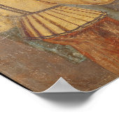 Ein Tuch, das ein Messtuch vertreibt Poster (Ecke)