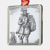 Ein Tudor Herr Silbernes Ornament (Links)