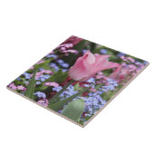 Ein Tulpe in Luxemburg Gardens, Paris, Frankreich Fliese (Seite)