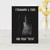 EIN TUNE FÜR IHRE "30." KARTE (Gelbe Blume)