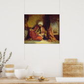 Ein Türke raucht ein Stück Poster (Küche)