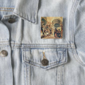 Ein türkischer Basar, 1854 (Bleistift u. w/c auf Button (Beispiel)