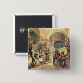 Ein türkischer Basar, 1854 (Bleistift u. w/c auf Button (Vorne & Hinten)