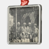 Ein türkisches Café Silbernes Ornament (Links)