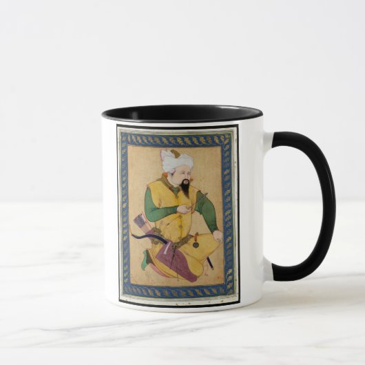 Ein turkoman-oder Mongole-Leiter, der einen Pfeil, Tasse (Rechts)