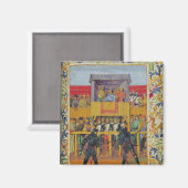 Ein Turnier des Hand-Hand-Kampfes Magnet (Vorderseite/Rückseite)