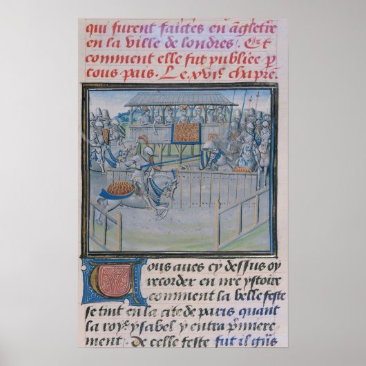 Ein Turnier in London: Jousting Poster (Vorne)