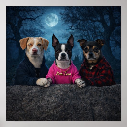 "Ein Twilight-Dreieck" Poster (Vorne)