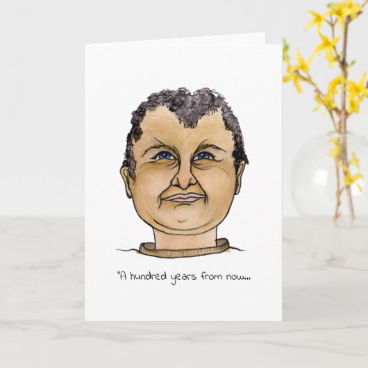 Ein Typ, der Will, etwas zu bewirken Karte (Gelbe Blume)