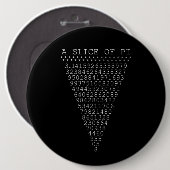 Ein Typografischer Ausschnitt aus Pi Button (Vorne & Hinten)