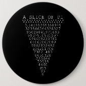 Ein Typografischer Ausschnitt aus Pi Button (Vorderseite)