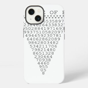Ein typografisches Stück Pi iPhone Hülle