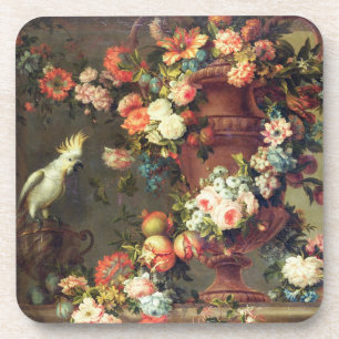Ein Überfluss an der Frucht und an den Blumen Untersetzer