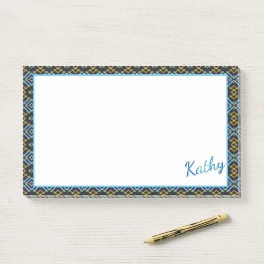 Ein übergroßer Beitrag für Kathy oder Sie Post-it Klebezettel (Auf Schreibtisch)