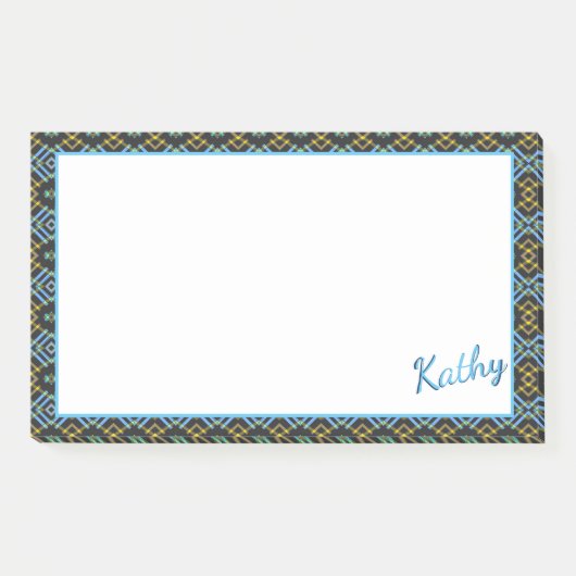 Ein übergroßer Beitrag für Kathy oder Sie Post-it Klebezettel (Vorderseite)