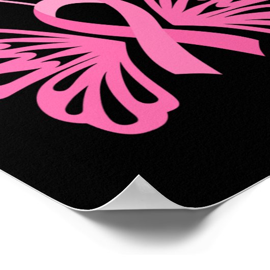 Ein Überlebende des Brustkrebses der Libellen 1 Poster (Ecke)