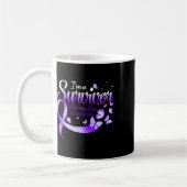 Ein Überlebender Fibromyalgie-Butterfly Kaffeetasse (Links)