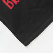 Ein Überlebender Hirnaneurysma Bewusstsein Burgund Fleecedecke (Ecke)