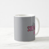 Ein Überlebender Leopard Retro Brustkrebs-Bewussts Kaffeetasse (VorderseiteRechts)