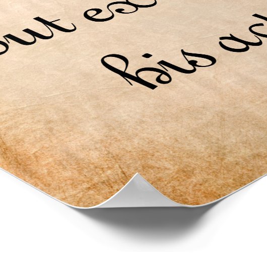 Ein überlegener Mann... Inspirierend Konfuzius Poster (Ecke)