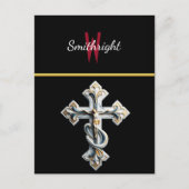 Ein überquerter Pfad Postkarte (Vorderseite)