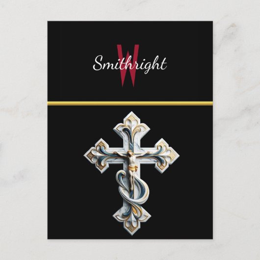 Ein überquerter Pfad Postkarte (Vorderseite)