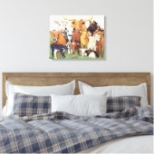 Ein überraschender Fremder Leinwanddruck (Insitu (Schlafzimmer))