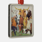 Ein überraschender Fremder Ornament Aus Metall (Rechts)