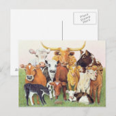 Ein überraschender Fremder Postkarte (Vorne/Hinten)