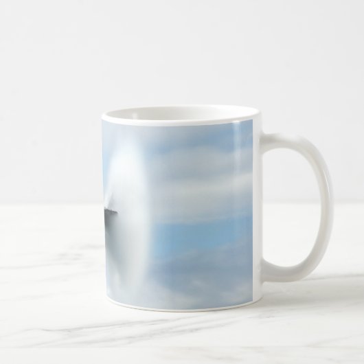 Ein Überschallknall Kaffeetasse (Rechts)