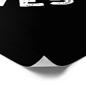 Ein Udder bricht die grasblütige Kuh dunkle BG Poster (Ecke)