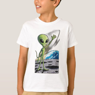 Ein UFO entführt eine Kuh T-Shirt