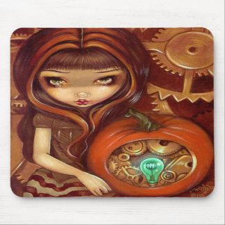 "Ein Uhrwerk-Kürbis" Mousepad