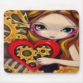 "Ein Uhrwerk-Valentinsgruß" Mousepad