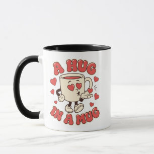 Ein Umarmung in einer Tasse Süße Kaffeeliebhaber-T
