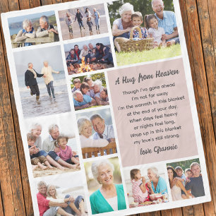 Ein Umarmung von Himmel Foto Gedenkstätte Fleecedecke