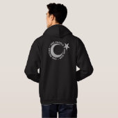 Ein Ummah Star & Crescent Hoodie (Schwarz voll)