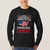 Ein unabhängiges Land ist ein richtiger US-Champio T-Shirt (Vorderseite)