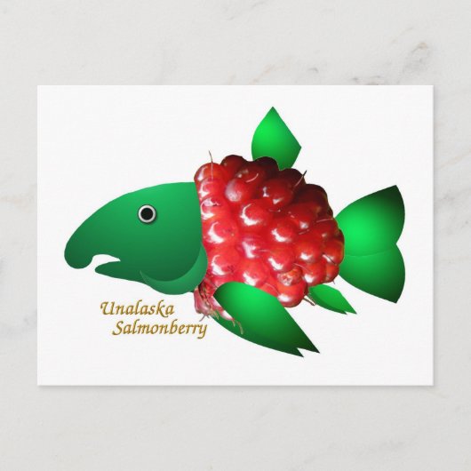 Ein Unalaska Salmonberry Postkarte (Vorderseite)