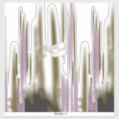 Ein unberührter See inmitten schneebedeckter Berge Aufkleber (Blatt)