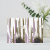 Ein unberührter See inmitten schneebedeckter Berge Dankeskarte (Stehend Vorderseite)