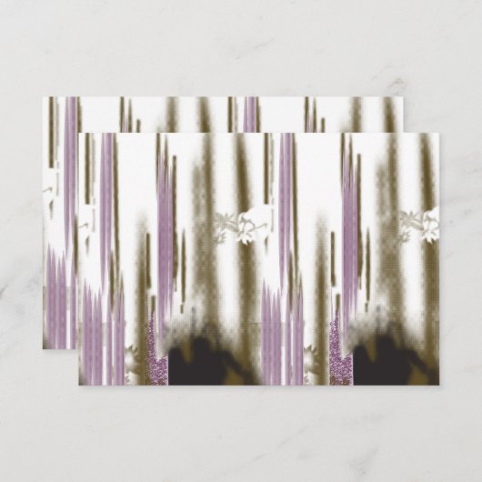 Ein unberührter See inmitten schneebedeckter Berge Dankeskarte (Vorne/Hinten)