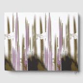 Ein unberührter See inmitten schneebedeckter Berge Gästebuch (Rückseite)