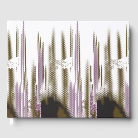 Ein unberührter See inmitten schneebedeckter Berge Gästebuch (Vorderseite)