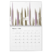 Ein unberührter See inmitten schneebedeckter Berge Kalender (Feb 2026)