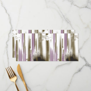 Ein unberührter See inmitten schneebedeckter Berge Menükarte