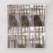 Ein unberührter See inmitten schneebedeckter Berge Platzkarte (Innenseite Aufgefaltet)